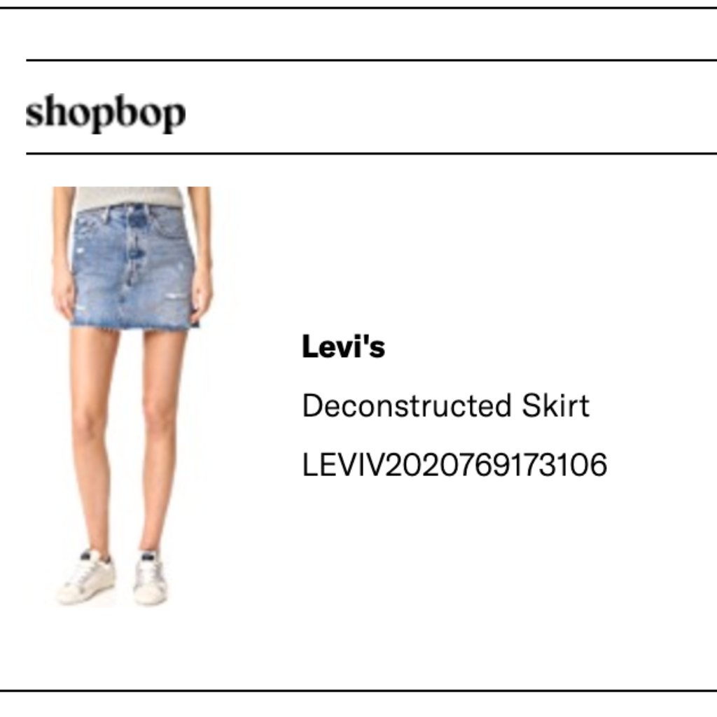 Levi's Deconstructed Mini